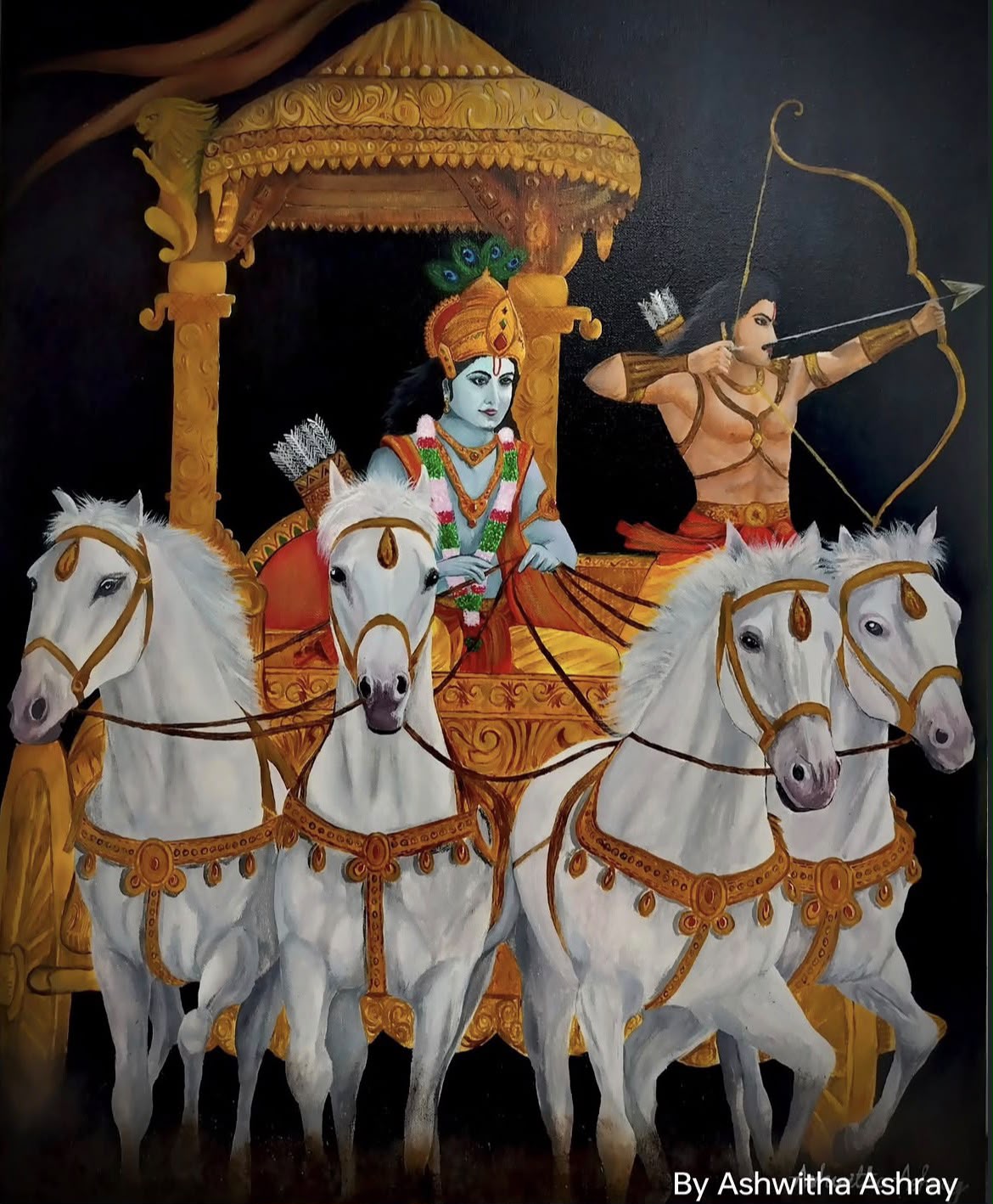 SHOLA abstract expression artwork - Contemporary Indian art